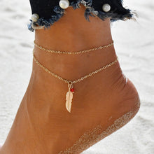 Lade das Bild in den Galerie-Viewer, Female Bohemian Shell Heart Summer Anklets For Women Tortoise Ankle Bracelets Girls Barefoot on Leg Chain Jewelry Gift DSers
