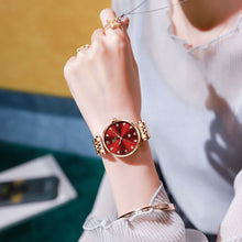 Lade das Bild in den Galerie-Viewer, Luxury Crystal Women Bracelet Watches Top Brand Fashion Diamond Ladies Quartz Watch Steel Female Wristwatch Montre Femme Relogio OMG Shop Zone
