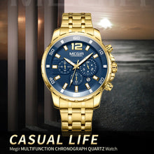 Lade das Bild in den Galerie-Viewer, [Black Friday Sale!] MEGIR Business Quartz Men's Wrist Watch Blossom Online UG
