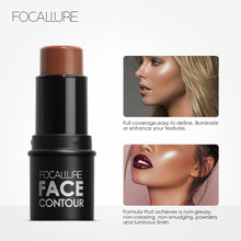 Load image into Gallery viewer, FOCALLURE Highlighter Makeup Glitter Contouring Bronzer For Face Shimmer Powder Creamy Texture illuminator Stick Women Cosmetics
