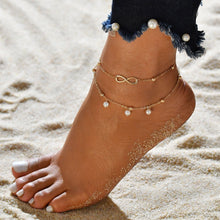 Lade das Bild in den Galerie-Viewer, Female Bohemian Shell Heart Summer Anklets For Women Tortoise Ankle Bracelets Girls Barefoot on Leg Chain Jewelry Gift DSers
