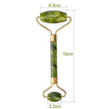 Lade das Bild in den Galerie-Viewer, Massage Roller For Face and Body Jade Stone Natural Scraper DSers
