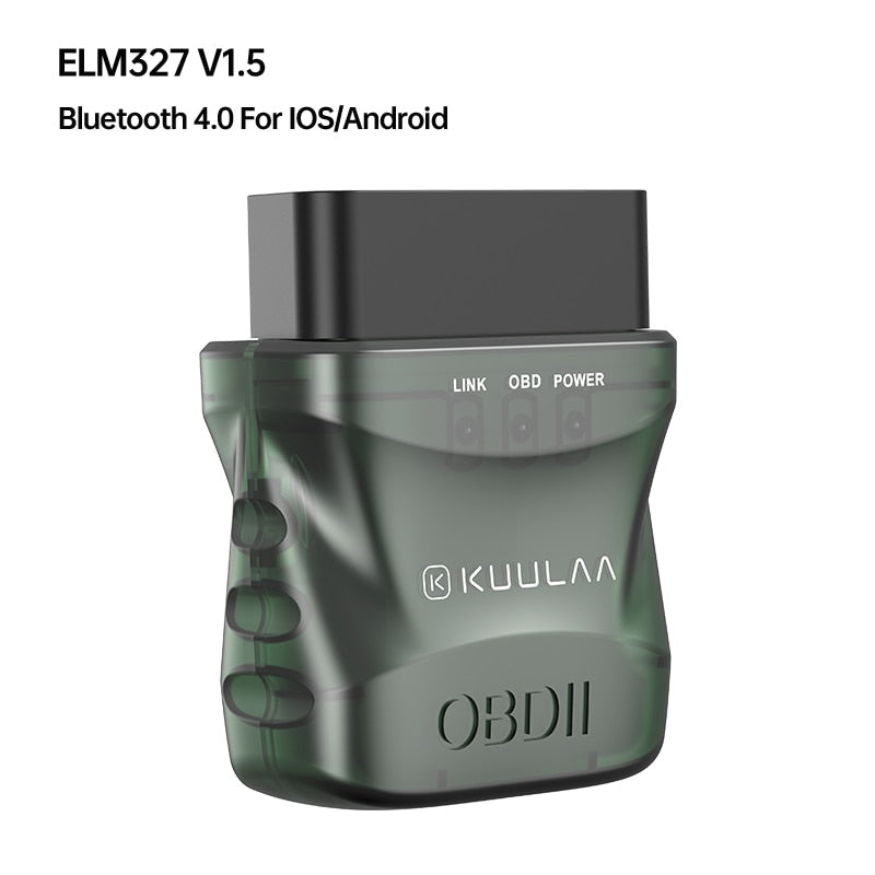ELM327 V1.5 OBD2 Scanner Bluetooth 4.0 OBD 2 Car Diagnostic Tool for IOS Android PC ELM 327 Scanner OBDII Reader
