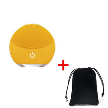 Lade das Bild in den Galerie-Viewer, Ultrasonic Silicone Electric Facial Cleansing Brush Sonic Face Cleanser Cleansing Skin Mini Washing Massager Brush Rechargeable DSers
