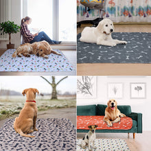 Lade das Bild in den Galerie-Viewer, Reusable Pet Urine Pad Washable Dog Cat Diaper Mat 3 Layer Absorbent Dogs Diapers Pads Bone Paw Print For Sofa Bed Floor OMG Shop Zone
