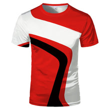 Load image into Gallery viewer, Fashion new 3D printing summer hot sale short-sleeved round neck men and women same sports T-shirt DSers
