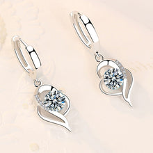 Load image into Gallery viewer, 925 Sterling Silver Crystal Zircon High Quality Drop Earrings DSers
