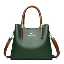 Lade das Bild in den Galerie-Viewer, Leather Casual Crossbody Bags for Women 2020 Ladies Luxury Designer Tote Handbag Top-Handle High Quality Shoulder Bag Sac A Main DSers
