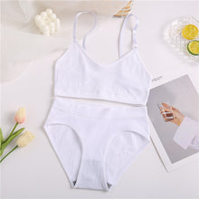Load image into Gallery viewer, FINETOO Women Seamless Tops Panties Set Soft Wireless Bra Set Comfortable Bralette Brazilian Underwear Suit Girls Fitness Tops
