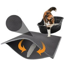 Lade das Bild in den Galerie-Viewer, Pet Cat Litter Mat Waterproof EVA Double Layer Cat Litter Trapping Pet Litter Box Mat Clean Pad Products For Cats Accessories
