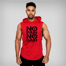 Load image into Gallery viewer, Brand Gyms Clothing Mens Bodybuilding Hooded Tank Top Cotton Sleeveless Vest Sweatshirt Fitness Workout Sportswear Tops Male DSers
