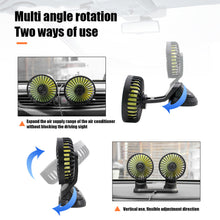Load image into Gallery viewer, Car Dashboard Cooling Fan Adjustable USB Powered 3-Speed Blossom Online UG
