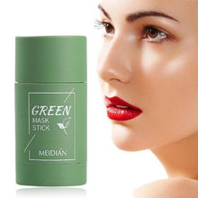 Load image into Gallery viewer, Green Tea Cleansing Clay Stick Mask Acne Cleansing Beauty Skin Green Tea Moisturizing Hydrating Whitening Care Face DSers
