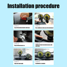 Load image into Gallery viewer, Car Dashboard Cooling Fan Adjustable USB Powered 3-Speed Blossom Online UG
