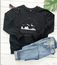 Load image into Gallery viewer, Faith Can Move Mountains Sweatshirt Hipster Faith Over Fear Christian Hoodies Pink Clothing O-Neck Long Sleeve Faith Slogan Tops DSers
