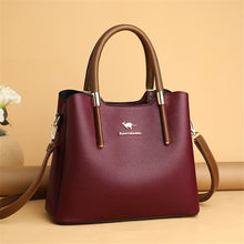 Lade das Bild in den Galerie-Viewer, Leather Casual Crossbody Bags for Women 2020 Ladies Luxury Designer Tote Handbag Top-Handle High Quality Shoulder Bag Sac A Main DSers
