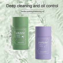 Load image into Gallery viewer, Green Tea Cleansing Clay Stick Mask Acne Cleansing Beauty Skin Green Tea Moisturizing Hydrating Whitening Care Face DSers
