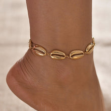 Lade das Bild in den Galerie-Viewer, Female Bohemian Shell Heart Summer Anklets For Women Tortoise Ankle Bracelets Girls Barefoot on Leg Chain Jewelry Gift DSers
