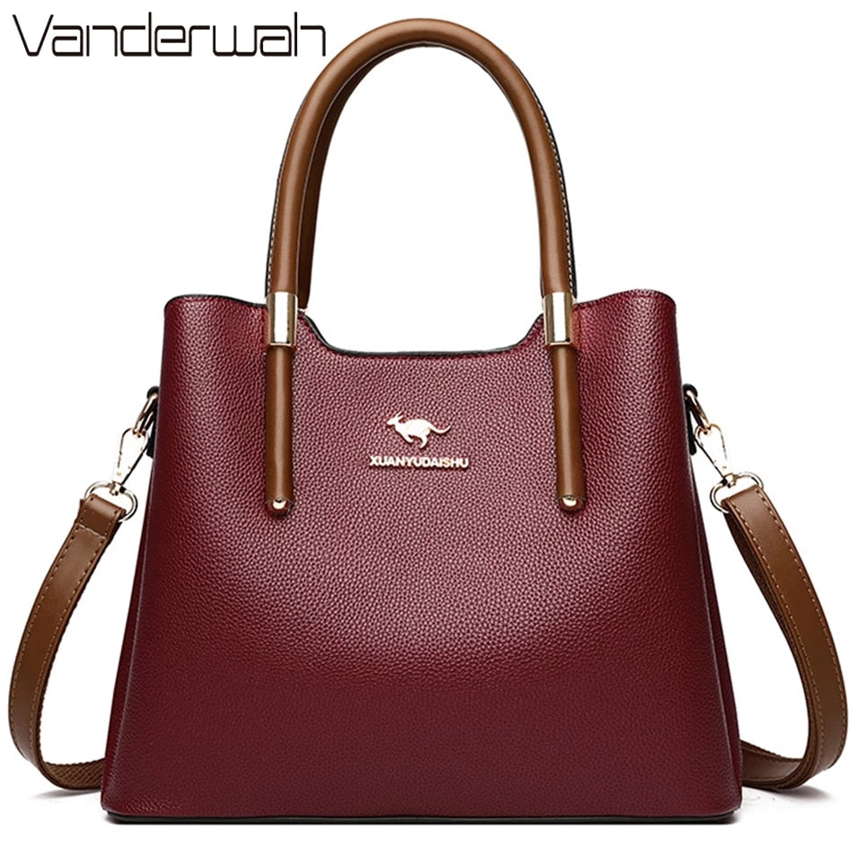 Leather Casual Crossbody Bags for Women 2020 Ladies Luxury Designer Tote Handbag Top-Handle High Quality Shoulder Bag Sac A Main DSers
