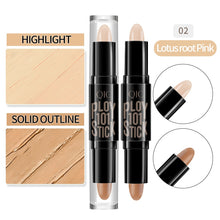 Load image into Gallery viewer, Beauty double-headed concealer stick clavicle shadow pen facial three-dimensional highlight stick concealer pen DSers
