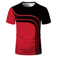 Load image into Gallery viewer, Fashion new 3D printing summer hot sale short-sleeved round neck men and women same sports T-shirt DSers
