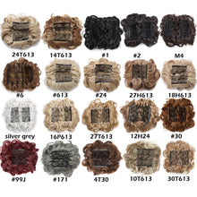 Lade das Bild in den Galerie-Viewer, S-noilite Synthetic LARGE Comb Clip In Curly Hair Extension Chignon Hair Pieces Women Updo Cover Hairpiece Extension Hair Bun OMG Shop Zone
