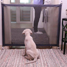 Load image into Gallery viewer, Dog Safety Mesh Gate Easy to Roll and Latch for Stairways, Doorways, Hallways, Patios,Deck and Banisters OMG Shop Zone
