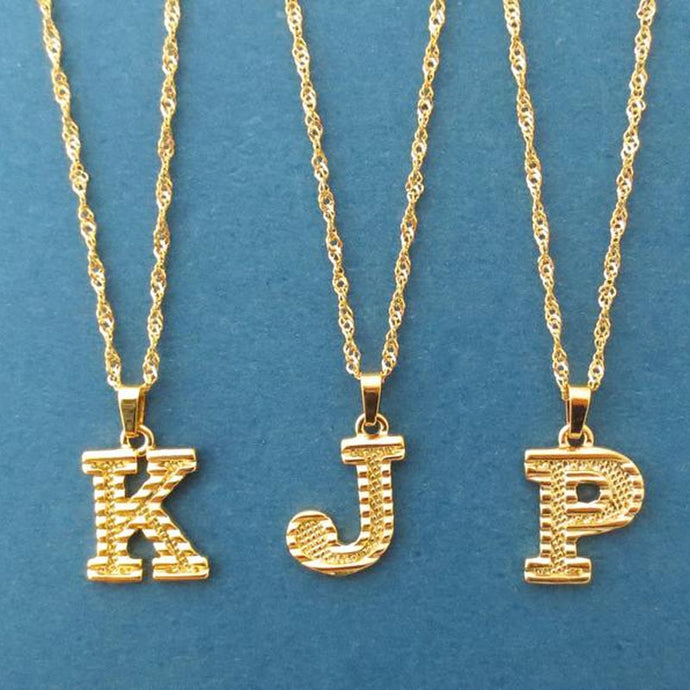 Collier Femme 2021 Capital Letter Necklaces For Women Boho Jewelry Stainless Steel Alphabet Initial Necklace Best Friend Gift DSers