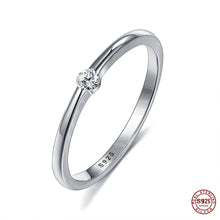 Load image into Gallery viewer, 925 Sterling Silver Inlaid With Cubic Zircon Customize Ring Simple Multi-color Female Hot Fine Jewelry Wedding Lover Gift DSers
