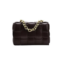 Lade das Bild in den Galerie-Viewer, Women Crossbody Bag Weave Flap Bags For Women 2020 Quality Leather Thick Chain Shoulder Messenger Bags Female Handbag And Purse
