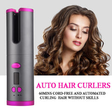 Lade das Bild in den Galerie-Viewer, USB Wireless Automatic Hair Curling Wand Iron OMG Shop Zone
