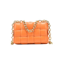 Lade das Bild in den Galerie-Viewer, Women Crossbody Bag Weave Flap Bags For Women 2020 Quality Leather Thick Chain Shoulder Messenger Bags Female Handbag And Purse
