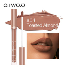 Load image into Gallery viewer, O.TWO.O Matte Velvet Liquid Lipstick Waterproof Rich Color Long Lasting Lips Makeup Lightweight Lip Gloss 12 Color OMG Shop Zone
