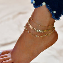 Lade das Bild in den Galerie-Viewer, Female Bohemian Shell Heart Summer Anklets For Women Tortoise Ankle Bracelets Girls Barefoot on Leg Chain Jewelry Gift DSers
