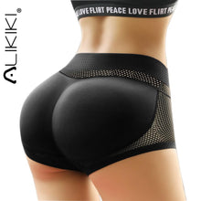Lade das Bild in den Galerie-Viewer, Women Sponge Padded Push Up Panties Butt Lifter Fake Ass Briefs Butt Hip Enhancer Seamless Control Panties Buttocks Lingerie DSers
