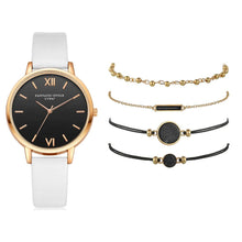 Lade das Bild in den Galerie-Viewer, Watch Set Women 5pcs Woman Quartz Wristwatch Leather Ladies Bracelet Luxury Watch Casual Relogio Femenino Gift For Girlfriend
