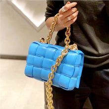 Lade das Bild in den Galerie-Viewer, Women Crossbody Bag Weave Flap Bags For Women 2020 Quality Leather Thick Chain Shoulder Messenger Bags Female Handbag And Purse
