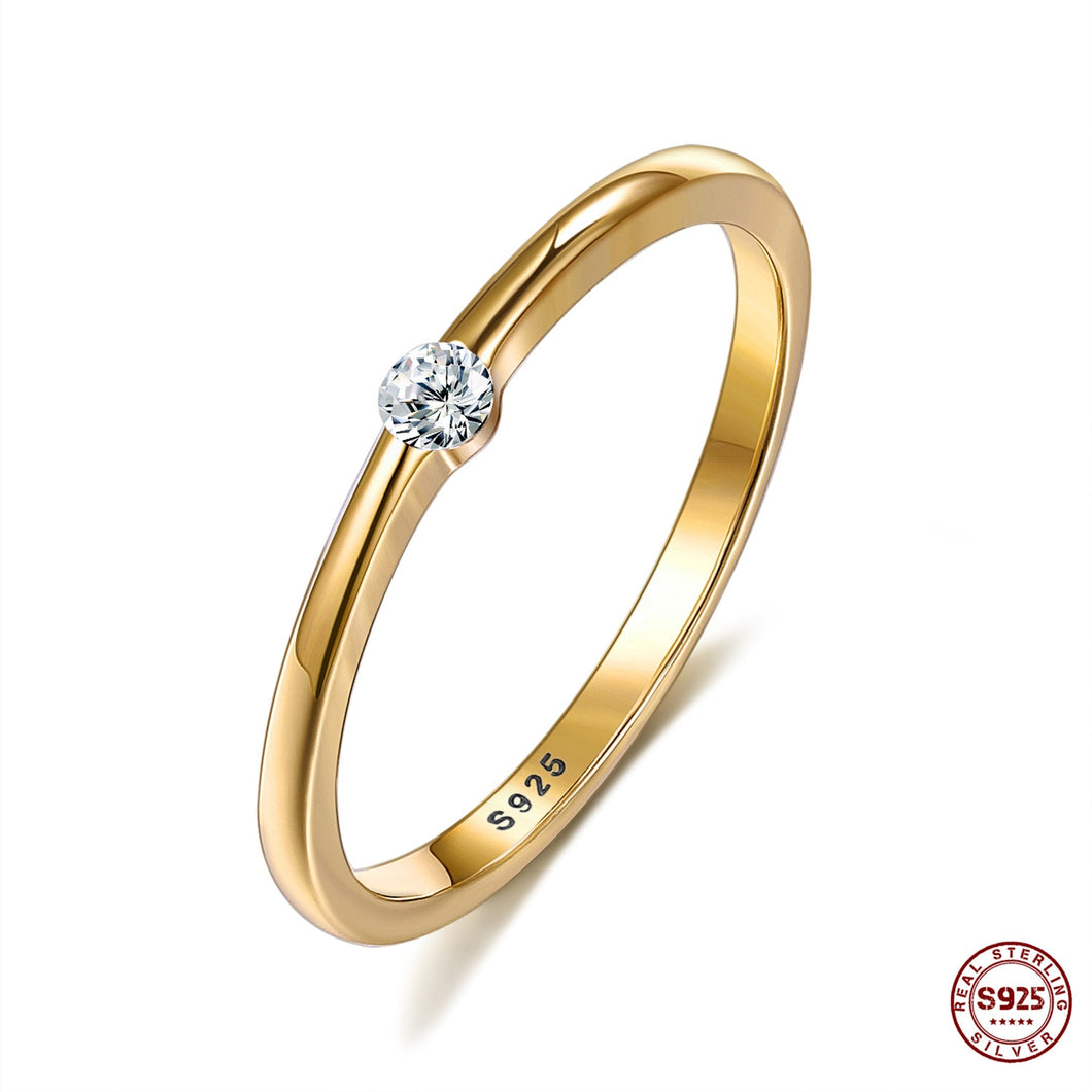 925 Sterling Silver Inlaid With Cubic Zircon Customize Ring Simple Multi-color Female Hot Fine Jewelry Wedding Lover Gift DSers