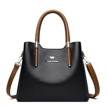 Lade das Bild in den Galerie-Viewer, Leather Casual Crossbody Bags for Women 2020 Ladies Luxury Designer Tote Handbag Top-Handle High Quality Shoulder Bag Sac A Main DSers
