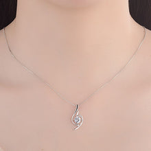 Lade das Bild in den Galerie-Viewer, NEHZY 925 Sterling Silver New Woman Fashion Jewelry High Quality Purple Crystal Zircon Retro Simple Pendant Necklace Length 45cm DSers
