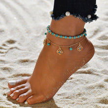 Lade das Bild in den Galerie-Viewer, Female Bohemian Shell Heart Summer Anklets For Women Tortoise Ankle Bracelets Girls Barefoot on Leg Chain Jewelry Gift DSers
