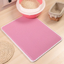 Lade das Bild in den Galerie-Viewer, Waterproof Pet Cat Litter Mat Foldable EVA Double-Layer Cats Mat Bottom Non-slip Pet Litter Cat Mat Layer Pet Litter Catcher Mat DSers
