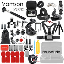 Lade das Bild in den Galerie-Viewer, Vamson for Gopro Accessories Set for go pro hero 9 8 7 6 5 4 kit 3 way selfie stick for Eken h8r / for yi EVA case VS77 OMG Shop Zone
