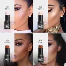 Load image into Gallery viewer, FOCALLURE Highlighter Makeup Glitter Contouring Bronzer For Face Shimmer Powder Creamy Texture illuminator Stick Women Cosmetics
