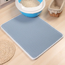 Lade das Bild in den Galerie-Viewer, Waterproof Pet Cat Litter Mat Foldable EVA Double-Layer Cats Mat Bottom Non-slip Pet Litter Cat Mat Layer Pet Litter Catcher Mat DSers
