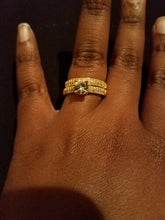 Lade das Bild in den Galerie-Viewer, Luxury Fashion 925 Real Sterling Silver  AAAA CZ Stone Bridal Wedding Ring,Engagement Rings For Women DSers
