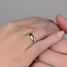 Lade das Bild in den Galerie-Viewer, Letdiffery Smooth Stainless Steel Couple Rings Gold Simple 4MM Women Men Lovers Wedding Jewelry Engagement Gifts DSers
