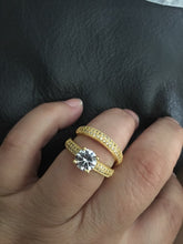 Lade das Bild in den Galerie-Viewer, Luxury Fashion 925 Real Sterling Silver  AAAA CZ Stone Bridal Wedding Ring,Engagement Rings For Women DSers

