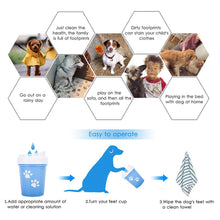 Load image into Gallery viewer, Dirty Pet Soft Silicone paw cleaner, Foot Washer, Grooming Brush OMG Shop Zone
