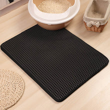 Lade das Bild in den Galerie-Viewer, Waterproof Pet Cat Litter Mat Foldable EVA Double-Layer Cats Mat Bottom Non-slip Pet Litter Cat Mat Layer Pet Litter Catcher Mat DSers
